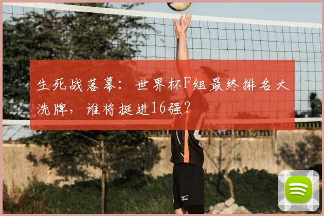 生死战落幕：世界杯F组最终排名大洗牌，谁将挺进16强？